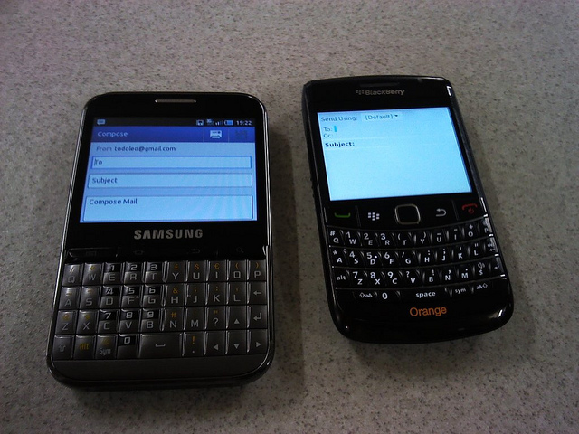 Samsung a la altura de Blackberry